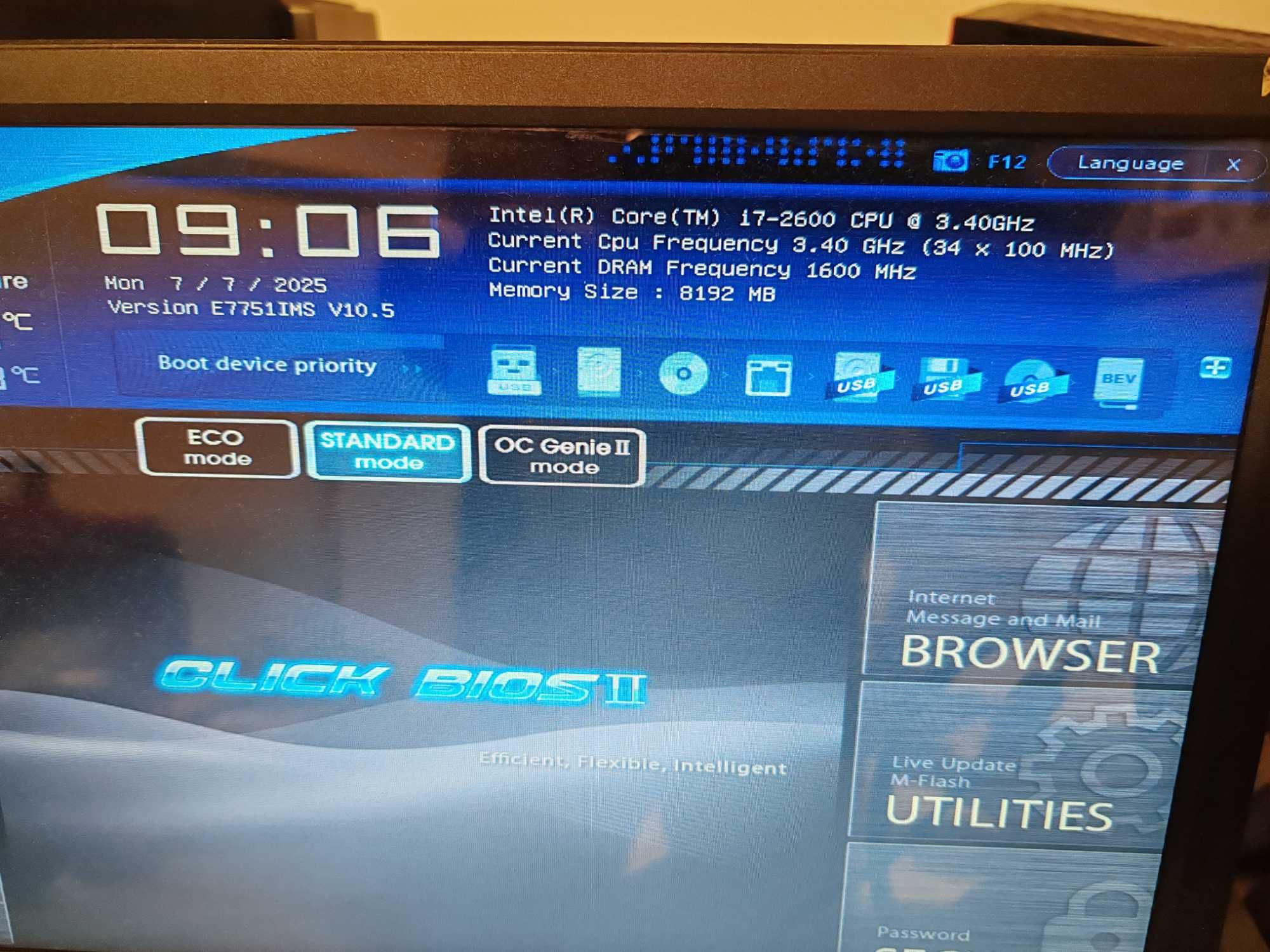 Procesor Intel i7-2600 SandyBridge, 3400MHz, 8MB, socket 1155