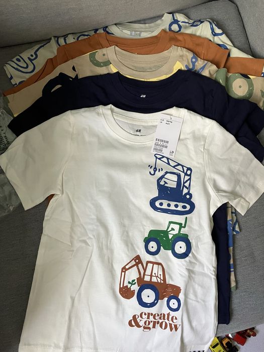 H&M, set de tricouri 110-116