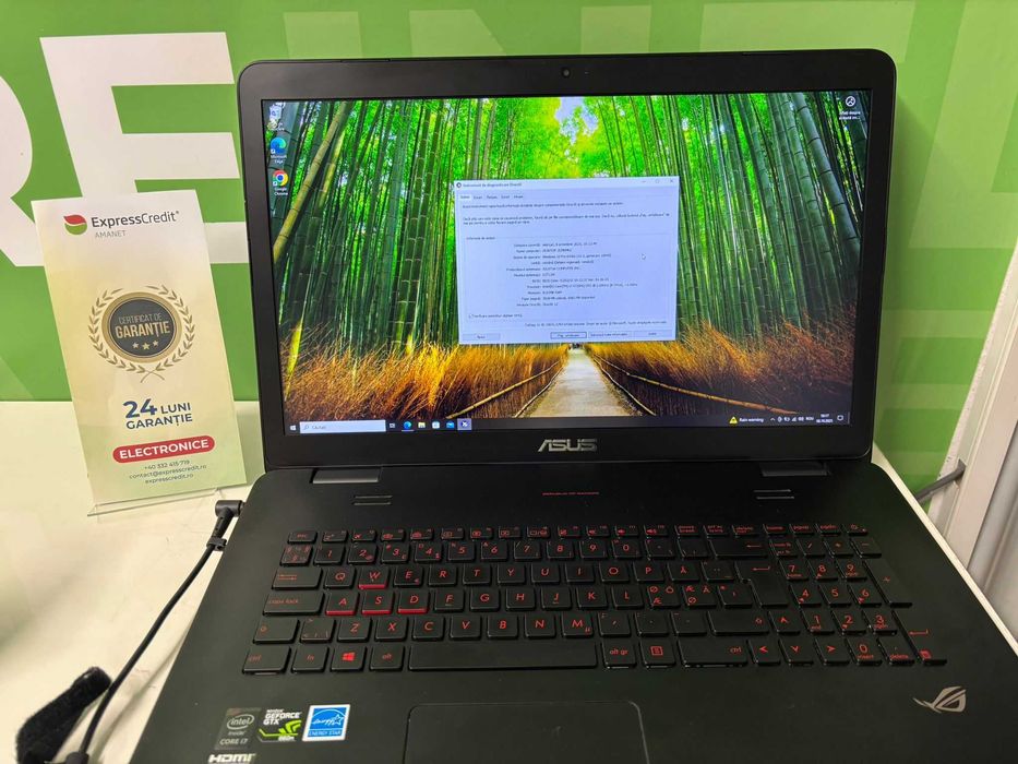 Laptop Asus Republic of Gaming (B.59277- Tatarasi) Garantie 2 ani!