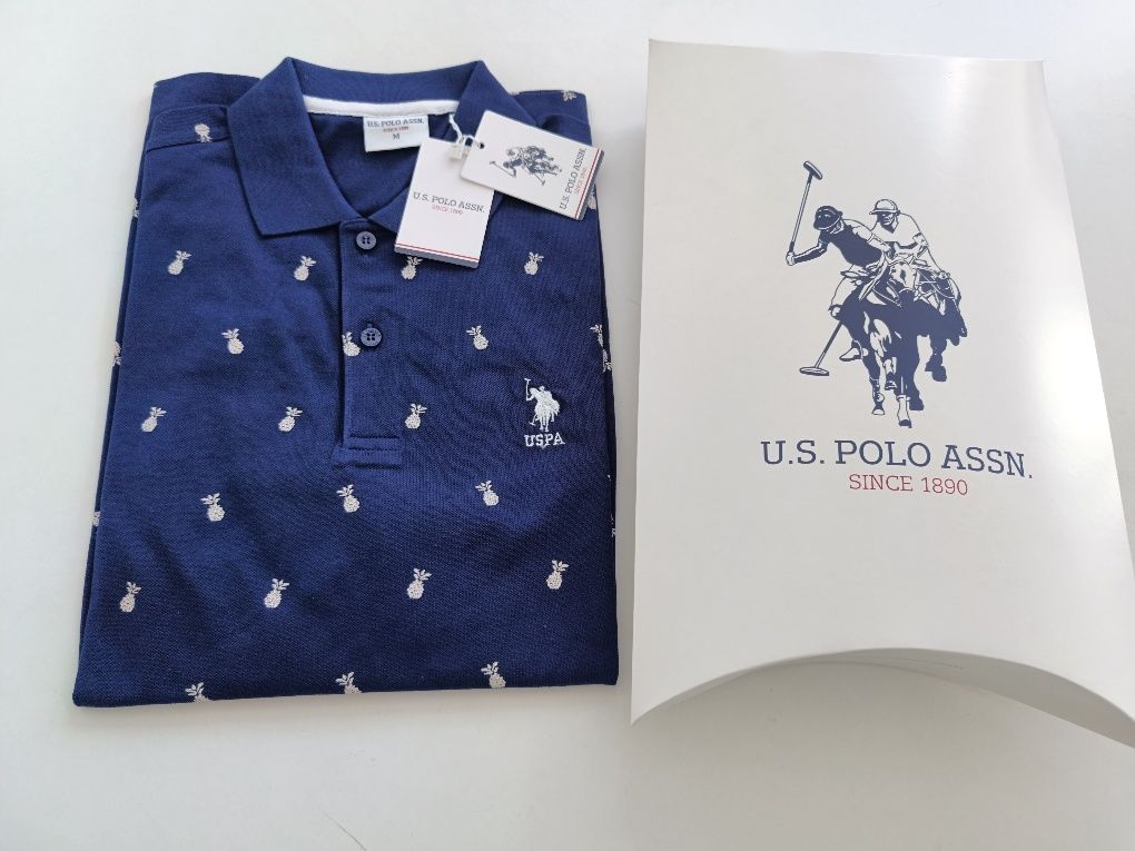 U.S. Polo Assn. M  и L,,Оригинални мъжки тениски