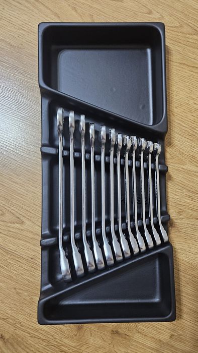 Facom - Modul set 12 chei profesionale combinate cu clichet
