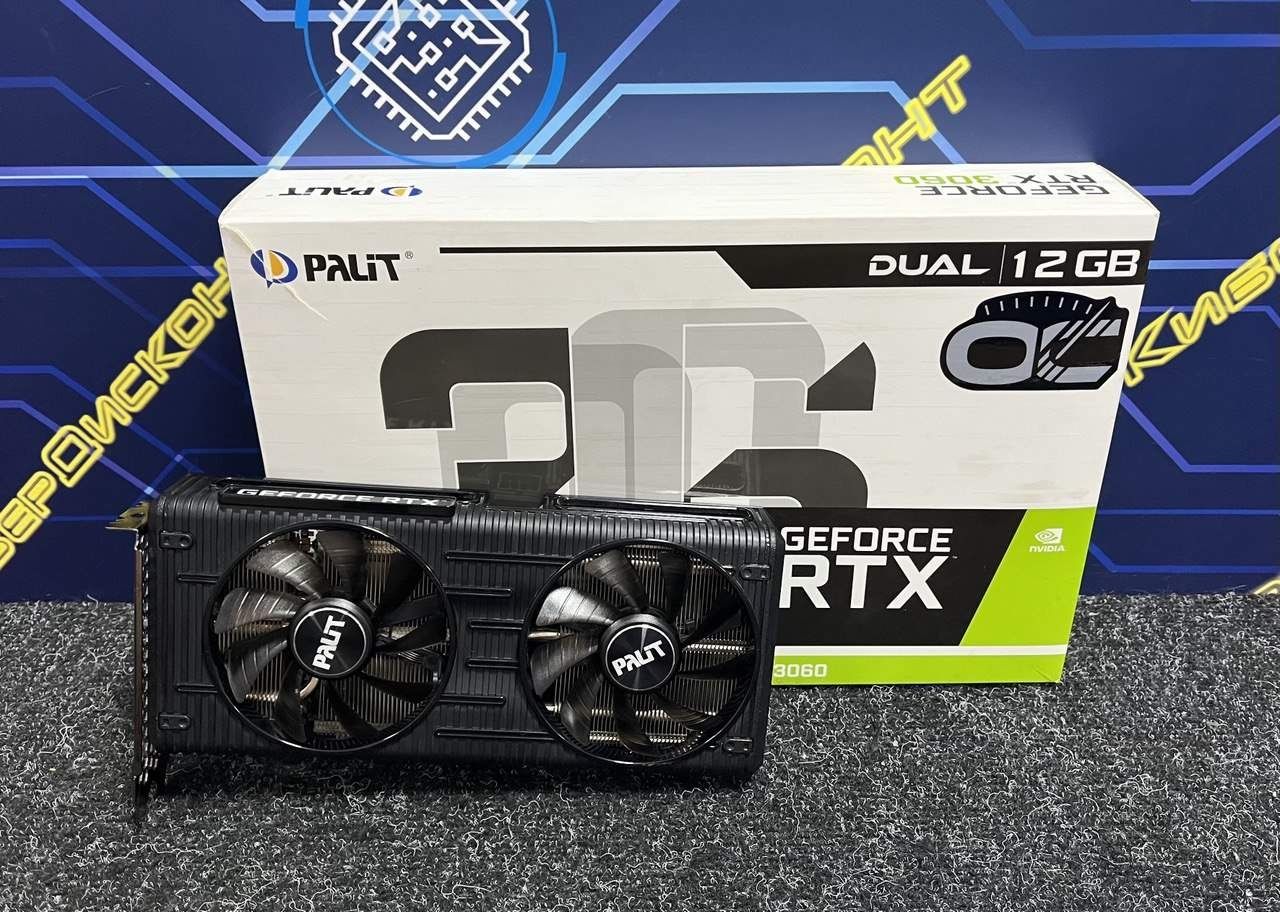 Продаётся Rtx 3060 Palit 12Gb OC