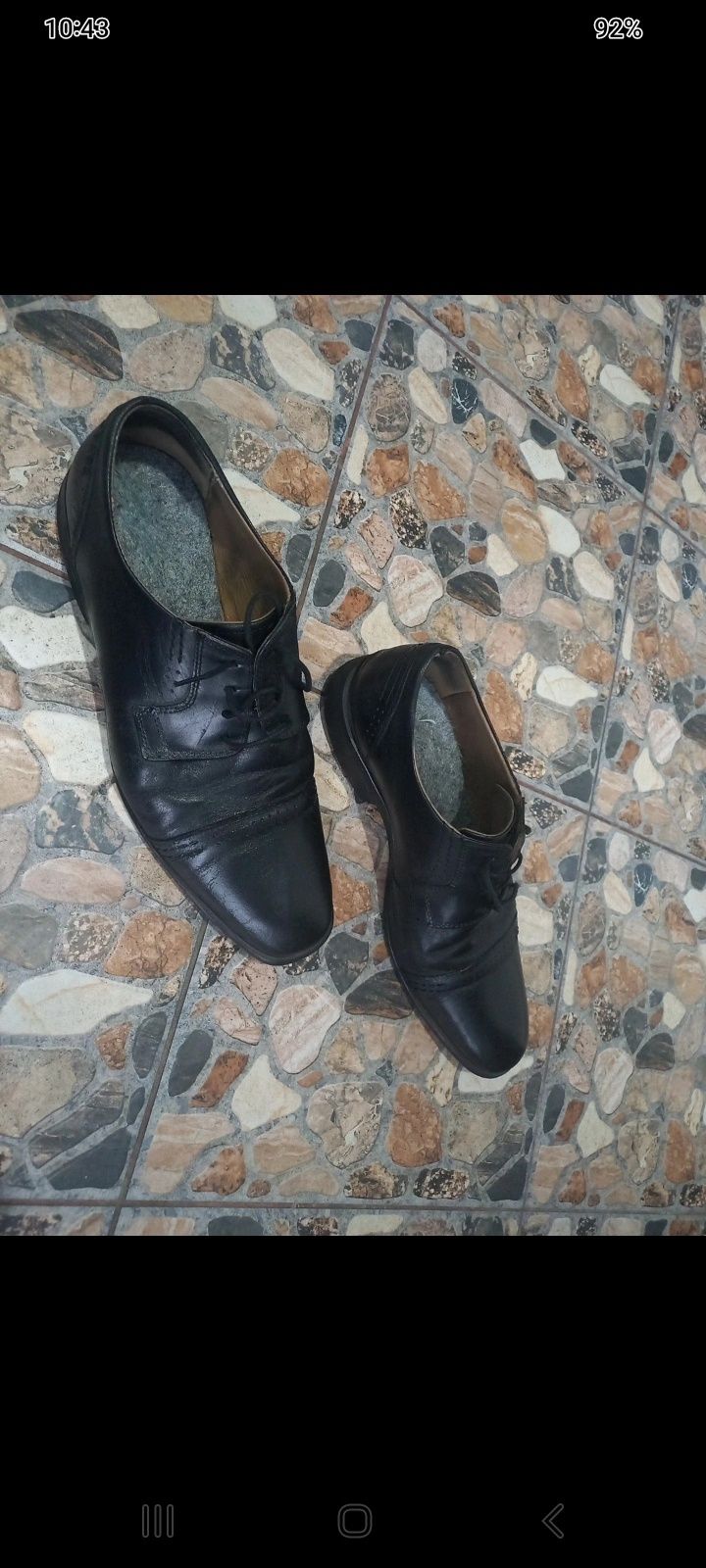 Pantofi barbati din piele marca Lasoki marime 44-45 stare perfecta
