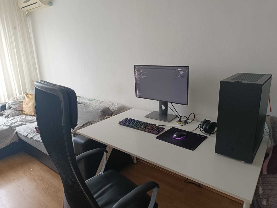 Birou Gaming Alb 160x80 cm