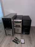 3 unități PC + HDD 500GB + RAM
