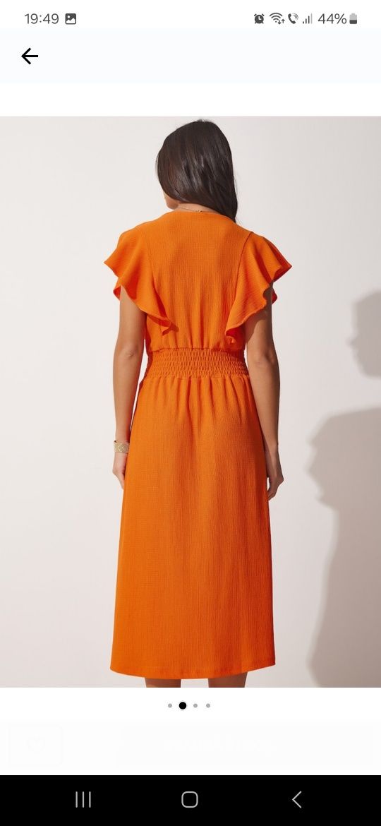 Rochie de vara portocalie noua