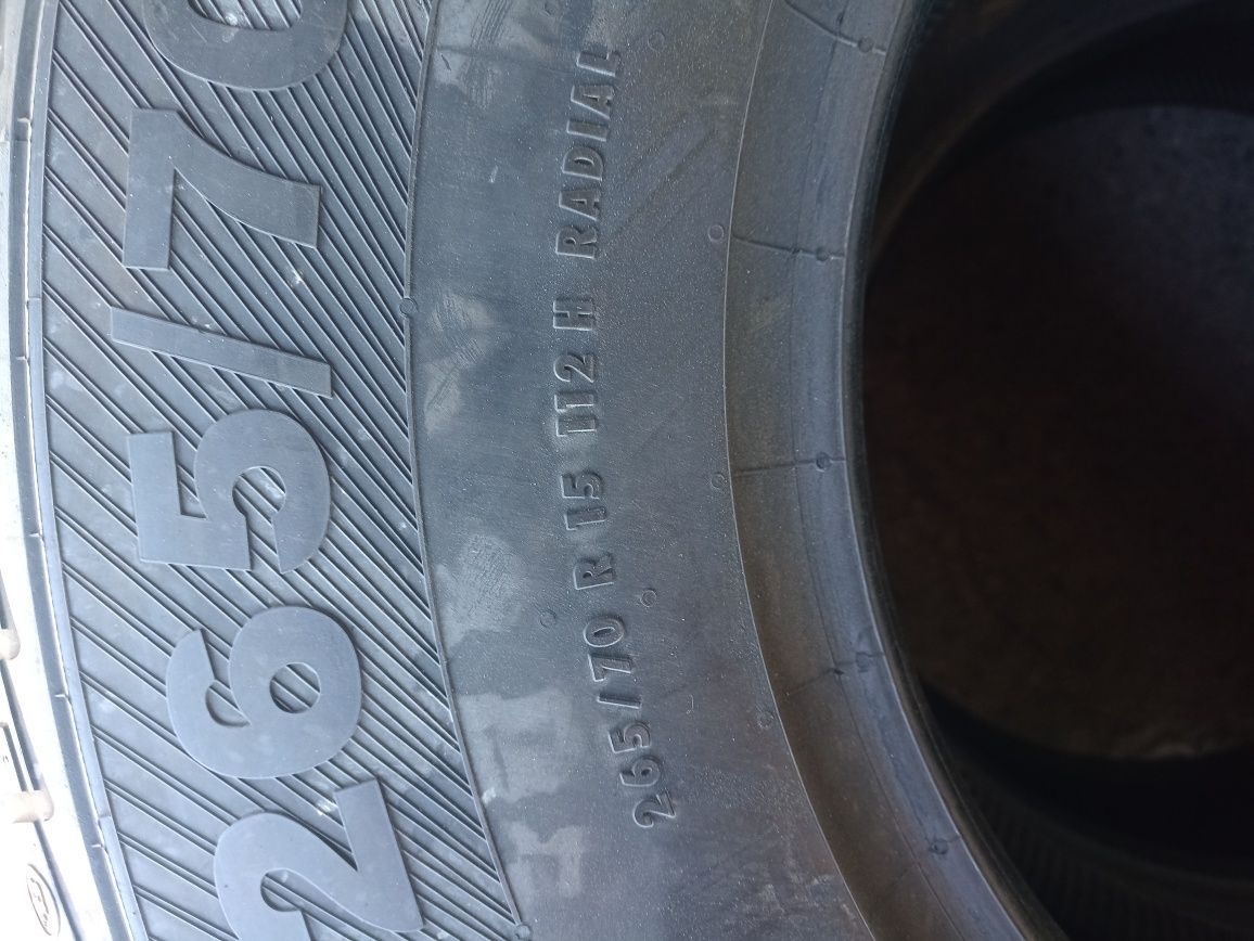 4 anvelope de vara NOI Barum 265/70 R15 dot 1318