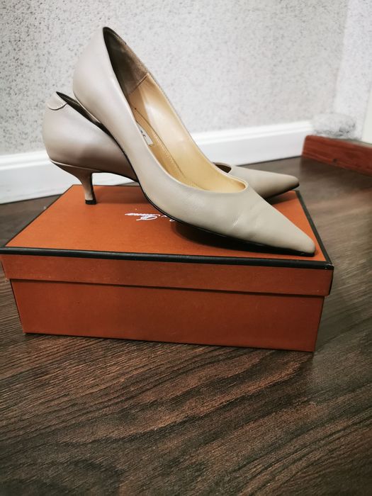 Туфли лодочки на маленьком каблуке