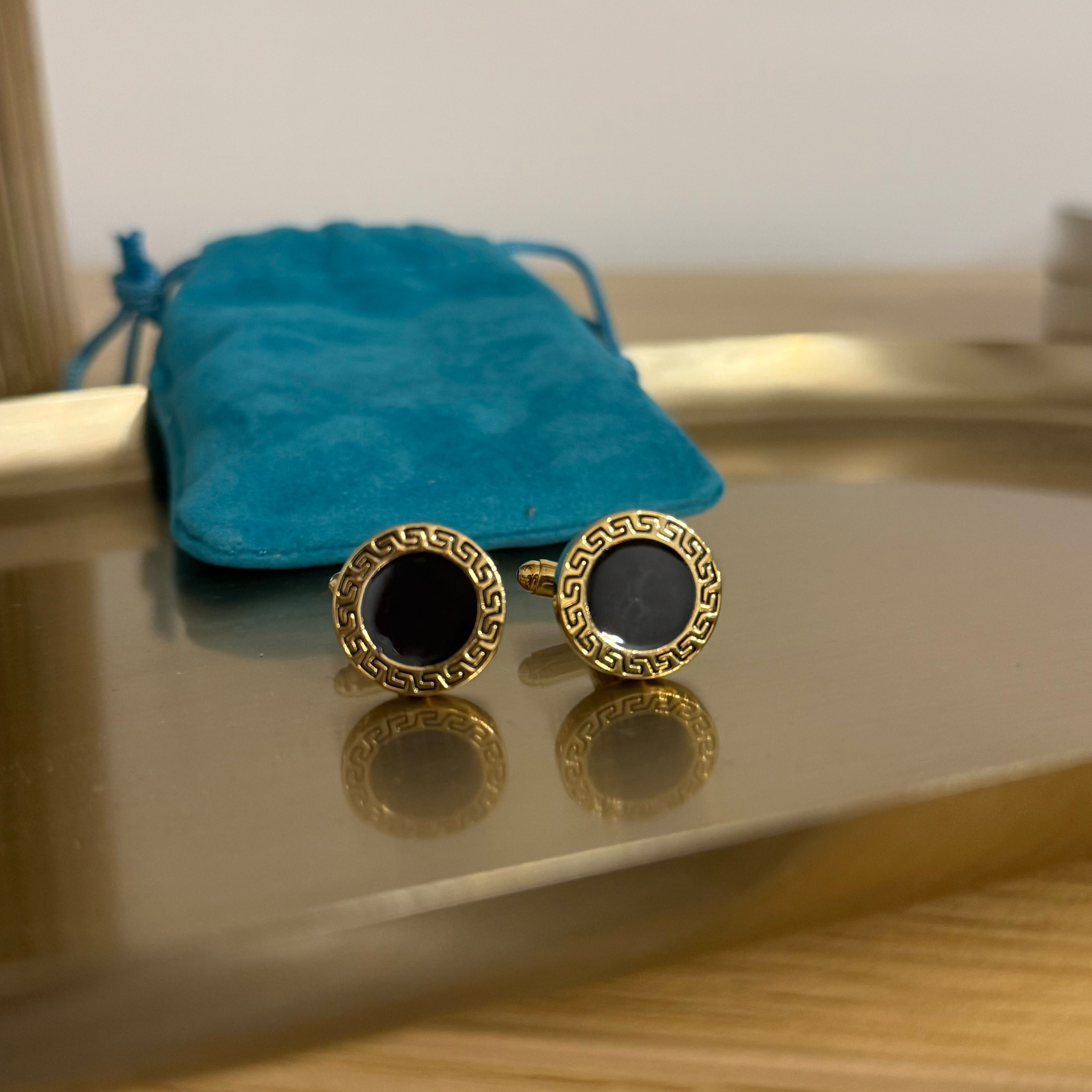 Butoni de costum Bvgari bulgari aurii