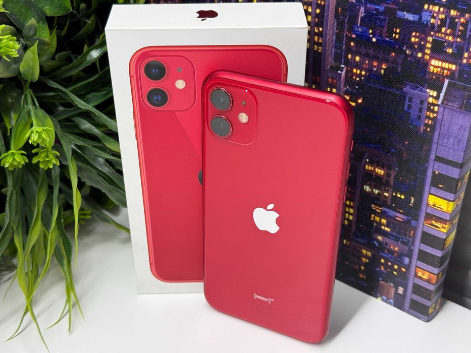 iPhone 11 64GB Red 100% Батерия Гаранция
