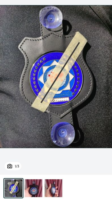 Insignă parbriz international police