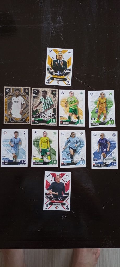 Футболни карти Match Attax 10бр. + Футболни стикери сезон 22-23 19бр.