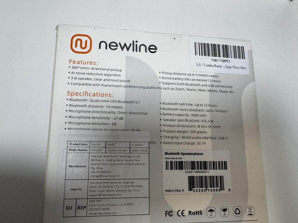 Newline Bluetooth conference Speakerphone