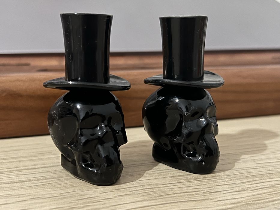 sky gel polish гель-лак [цвета: черный и блестящий фиолетовый]