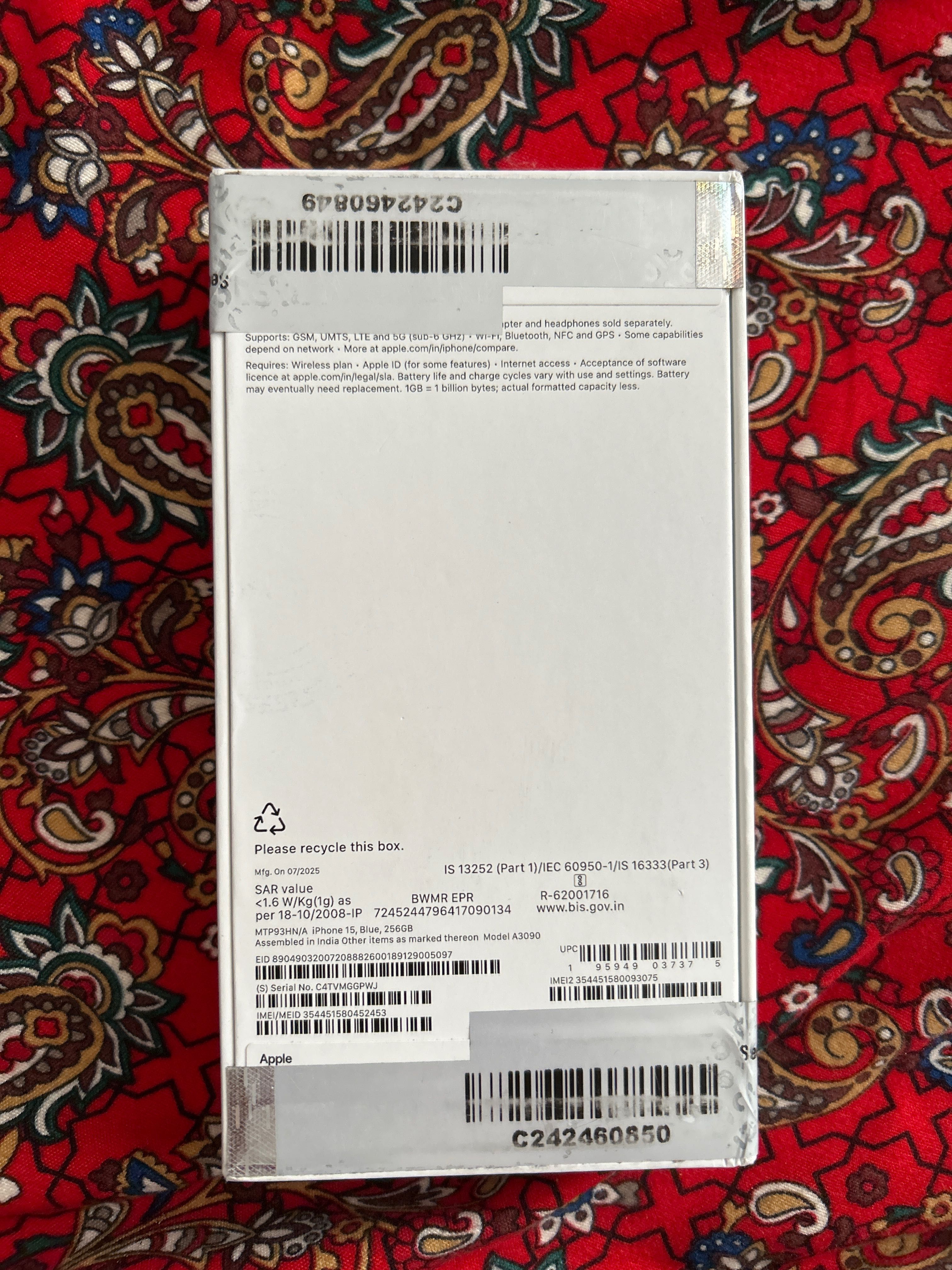 iPhone 15 256 гб