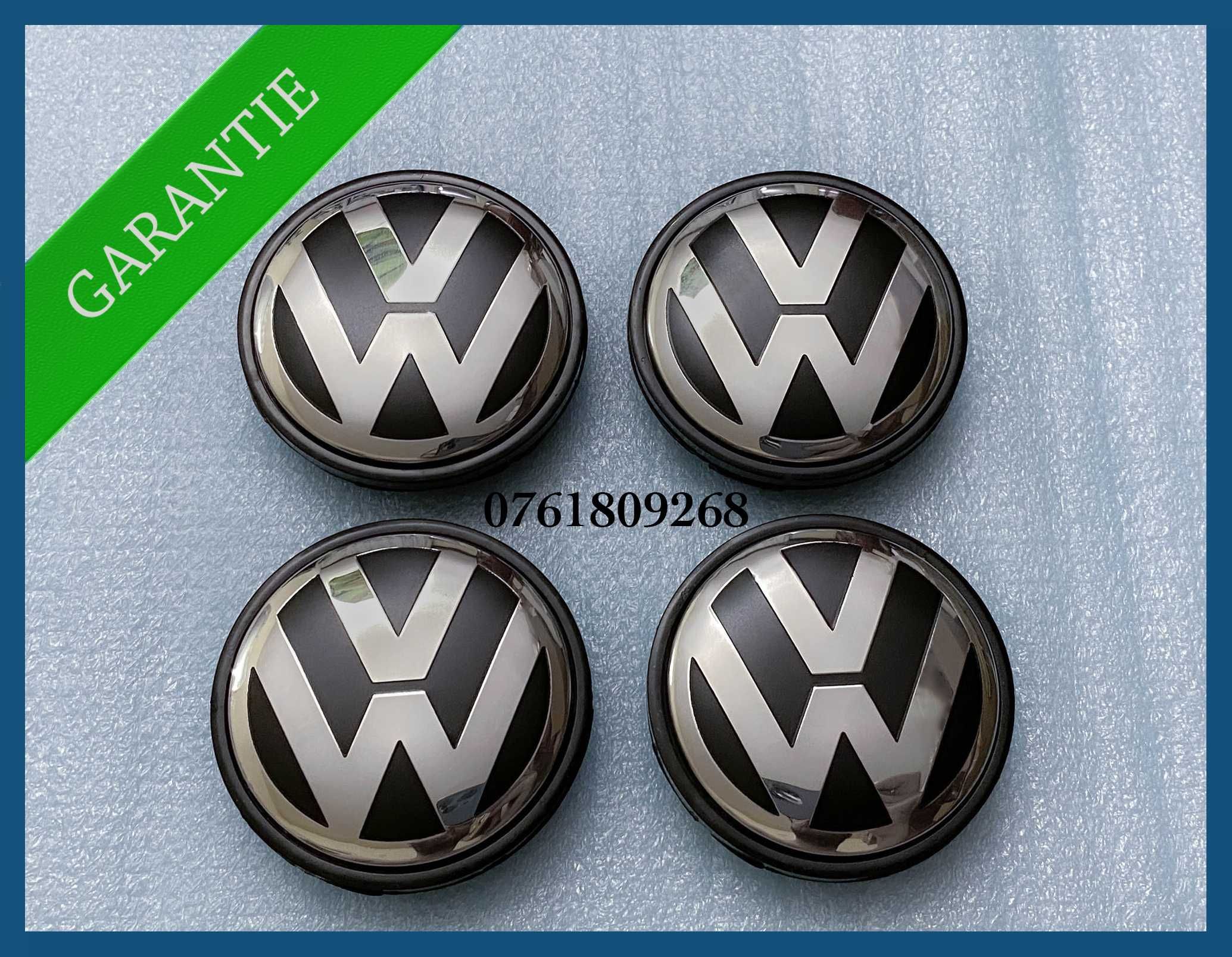 Set 4 capace 56mm 1J0601171 jante aliaj VW Golf Jetta Passat Tiguan