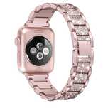 Brățară Myada compatibilă cu Apple Watch 38mm/40mm, roz auriu*