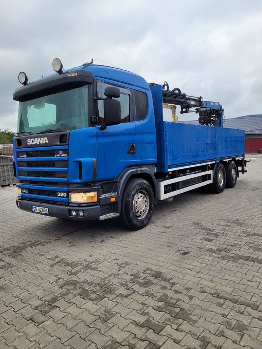 Scania cu macara