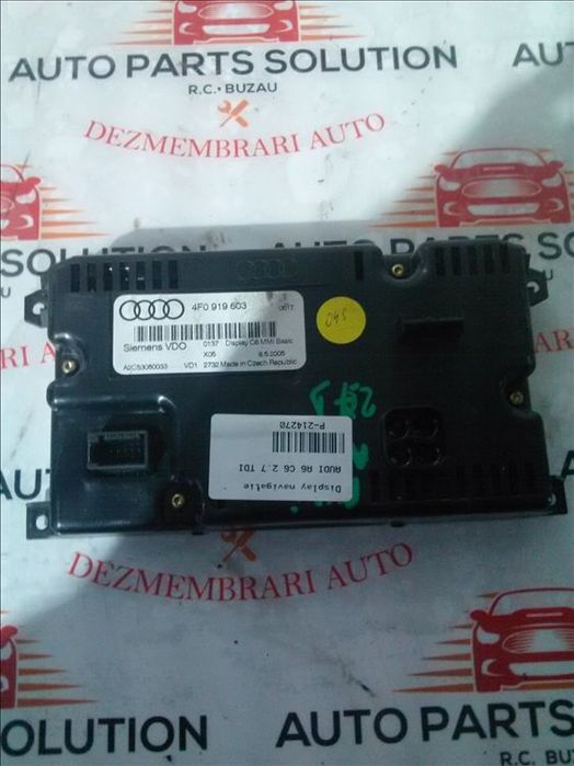 display navigatie audi a6 c6 2.7 tdi