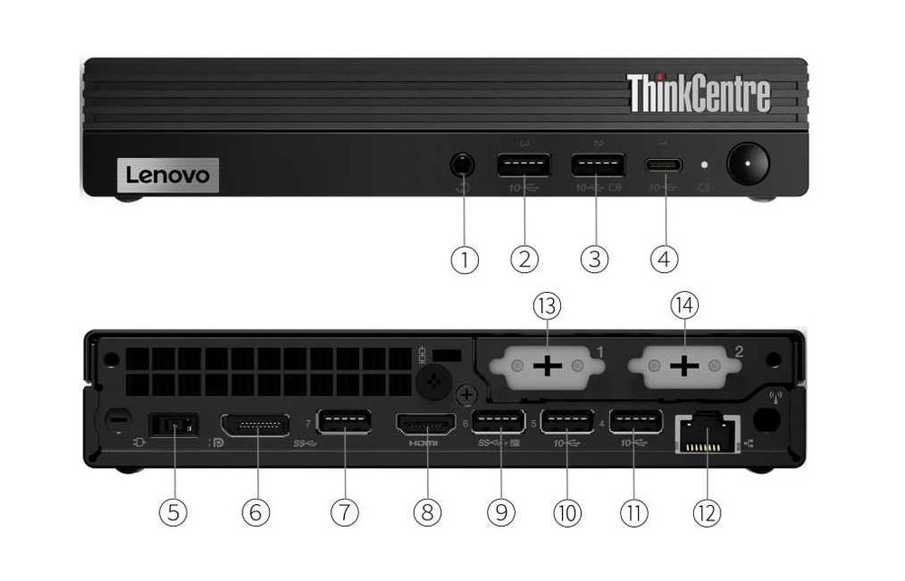 Lenovo ThinkCentre M90Q Tiny i5-10500 8-32GB 128-1TB w10/11P Gar. 3Ani