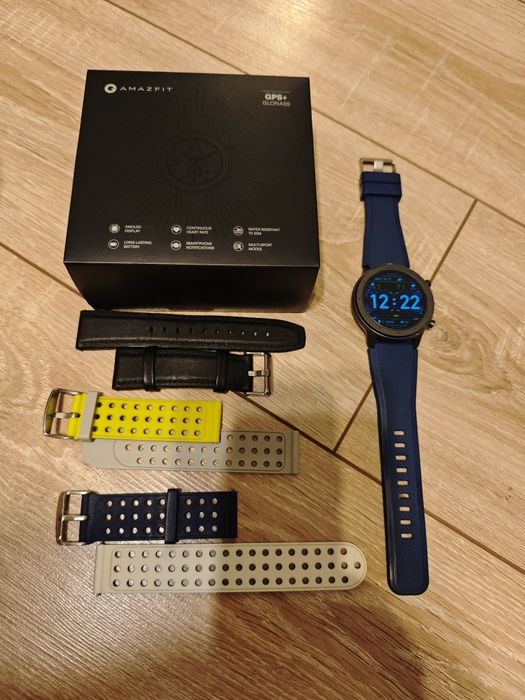 Smart часовник Xiaomi Amazfit GTR 47mm - Stainless Steel + 4 каишки