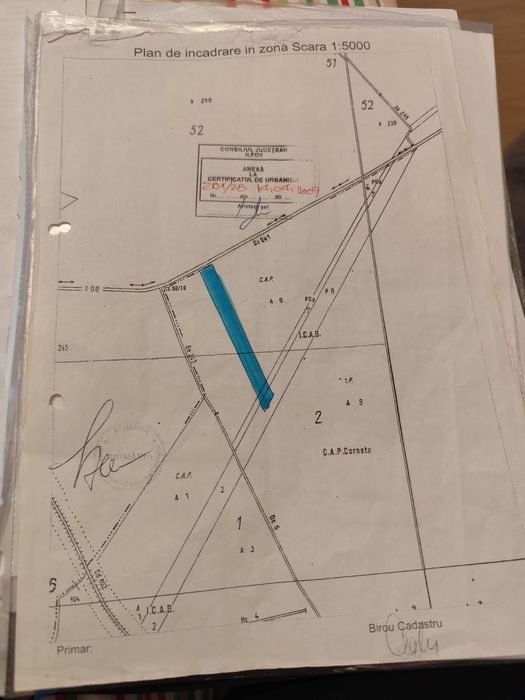 Vând teren Clinceni Ordoreanu