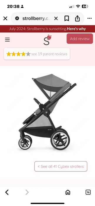 Carucior 3 in 1 cybex balios m