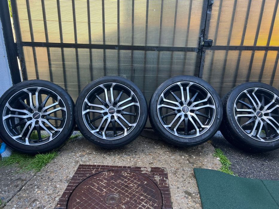 Jante BMW cu buză,  18 5x120 cu anvelope vară