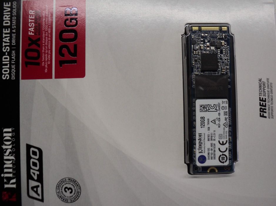 Solid State Drive (SSD) Kingston A400, 120GB, M.2 NOU