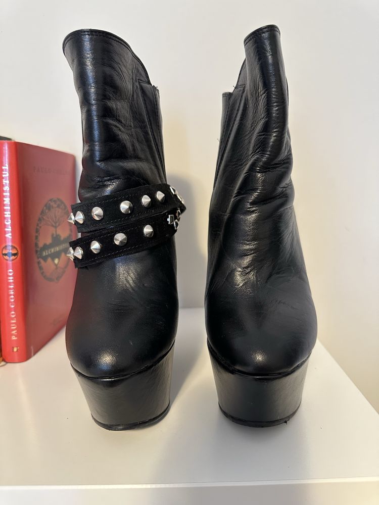 Botine piele  Mexton