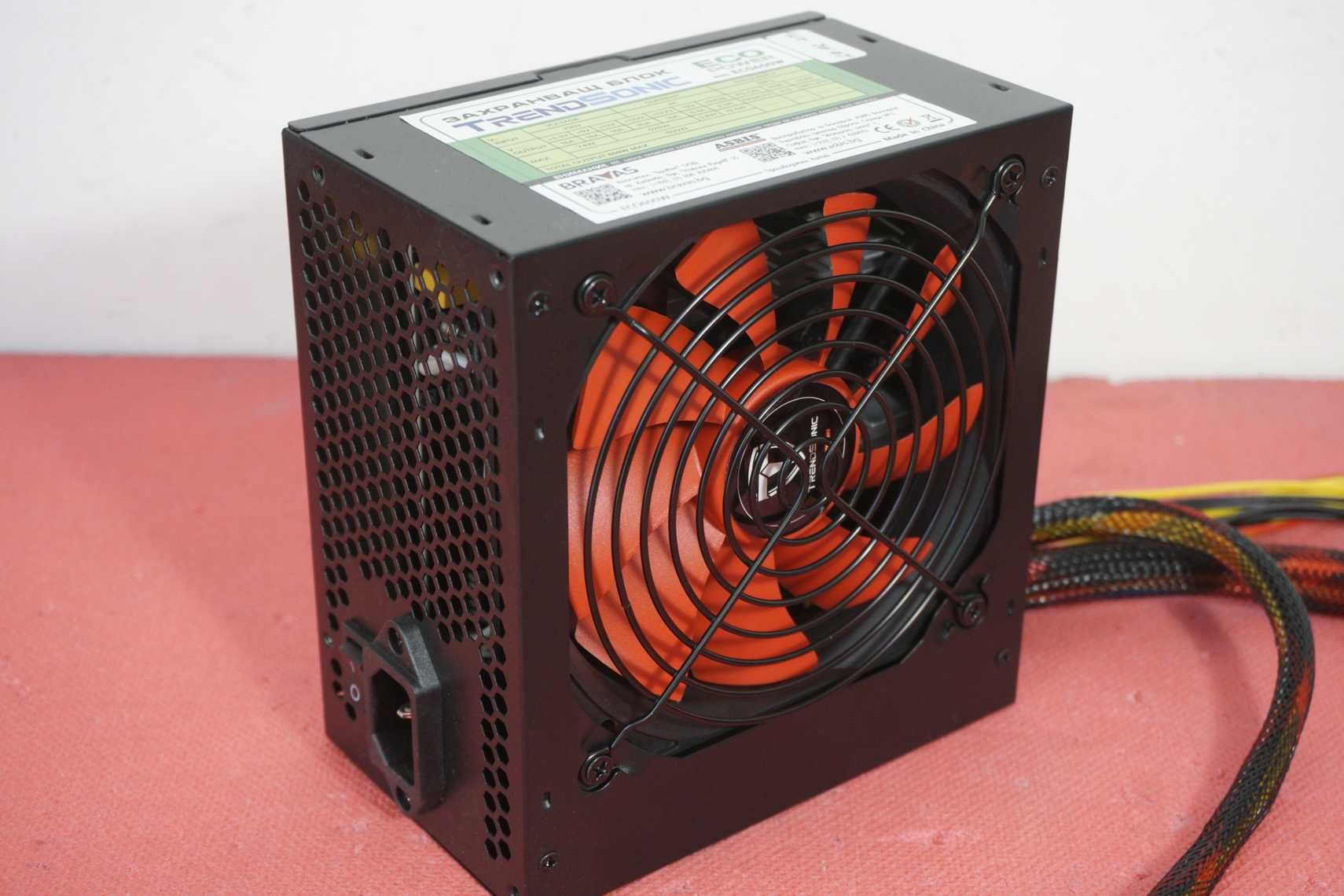 Захранване за компютър PSU 600W TrendSonic / Вкл.ДДС