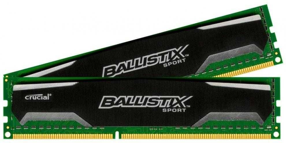 RAM 16GB 2x8gb Crucial Ballistix Sport KIT 1600Mhz DDR3