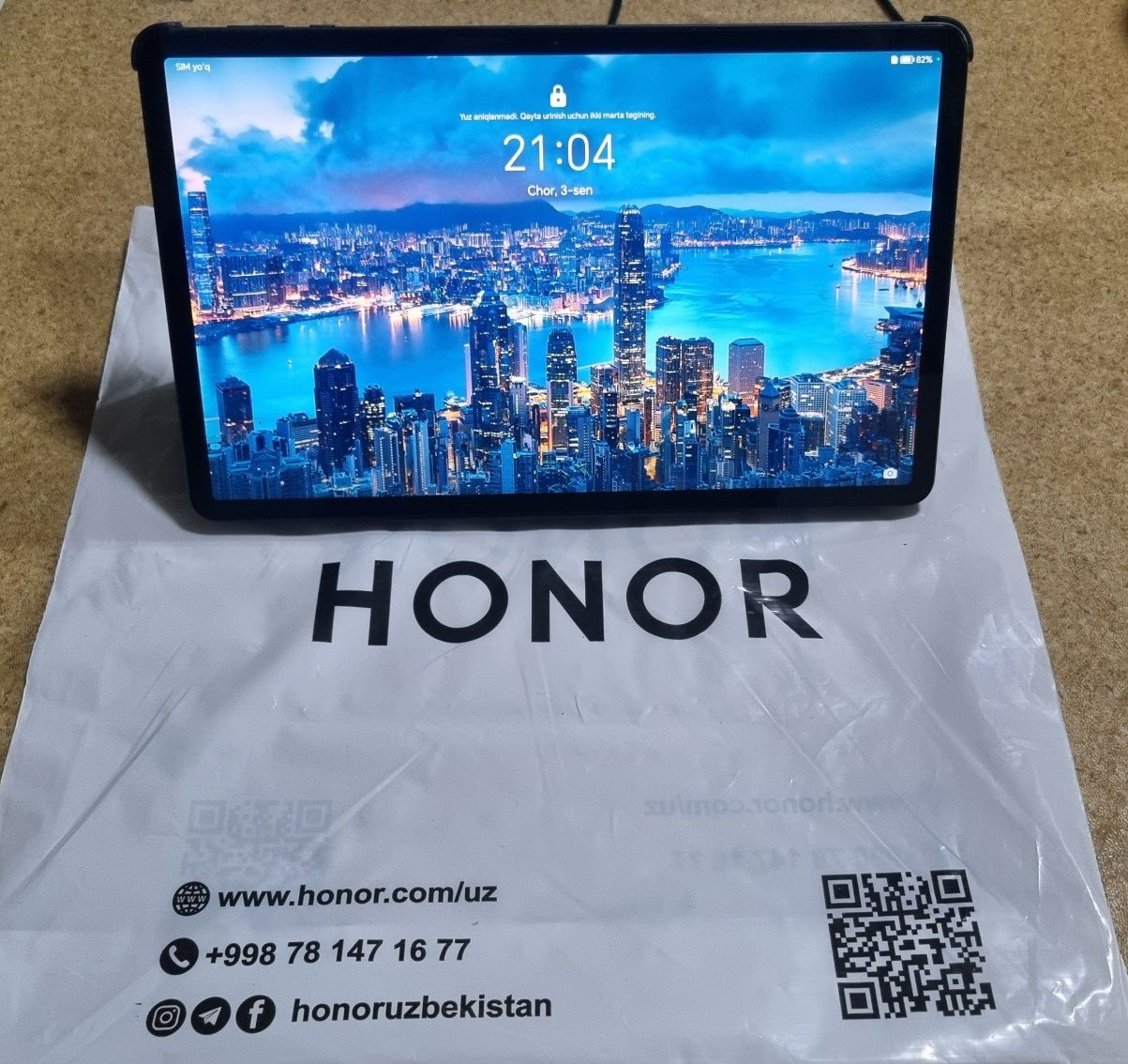 HONOR PAD X9 11.5' 4G (simcard)  7/128Gb Yangi full complekt