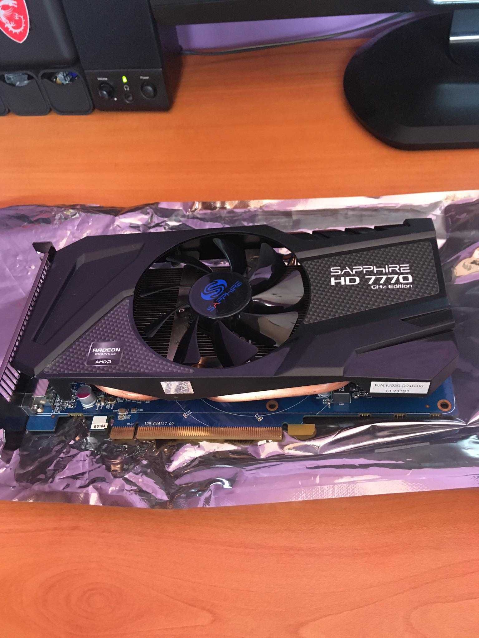 Видеокарта AMD RADEON SAPPHIRE 7770 GHz edition 1GB 128bit ddr5