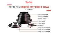 Set vase TEFAL Easy Cook & Clean L1539053 10 piese 16-28cm Nou Sigilat