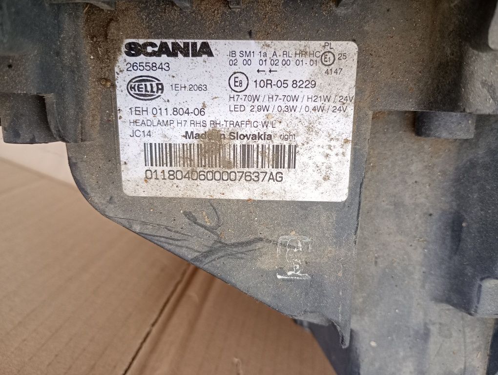 Far faruri Scania Skoda Octavia facelift Hyundai Elantra