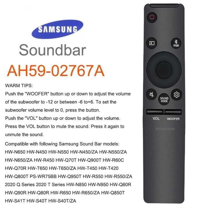 Telecomanda originala soundbar sistem audio Samsung