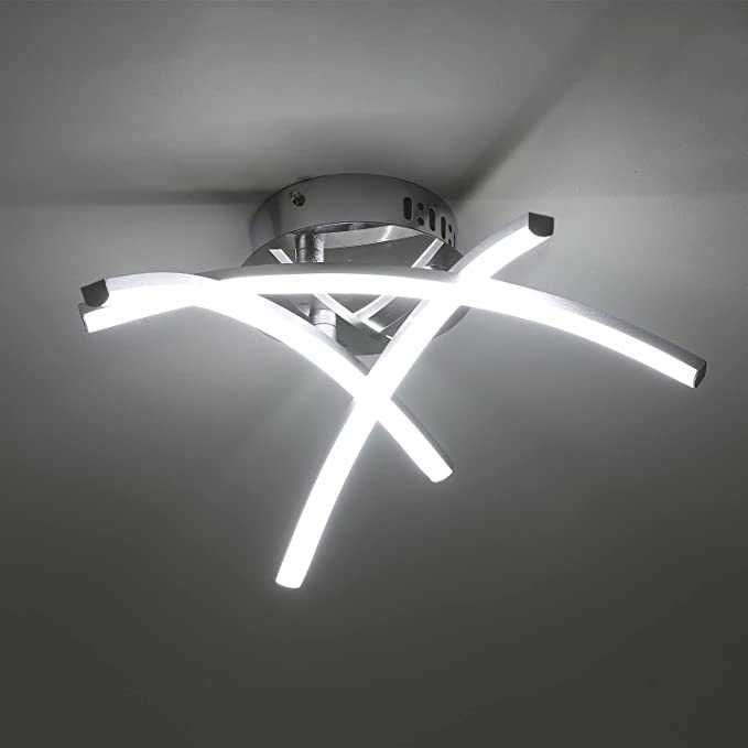 Модерна таванна лампа DAXGD LED, 21W студена бяла светлина