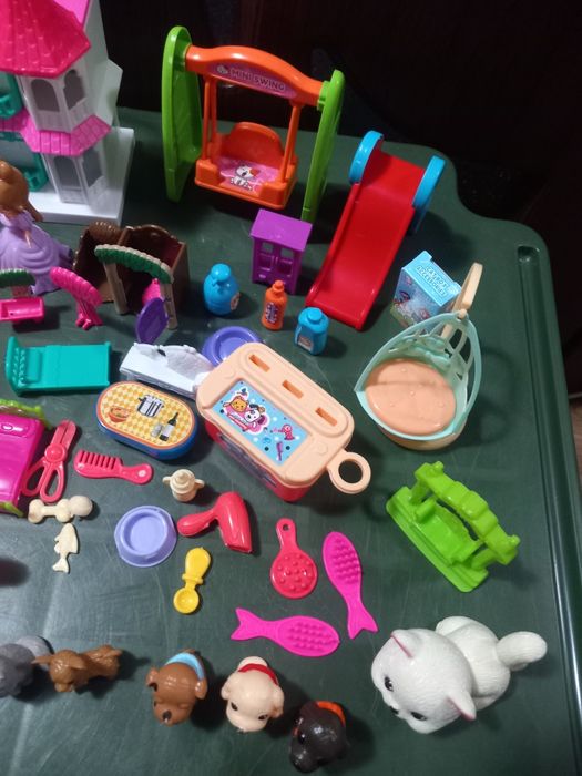 Lot jucarii catei și accesorii