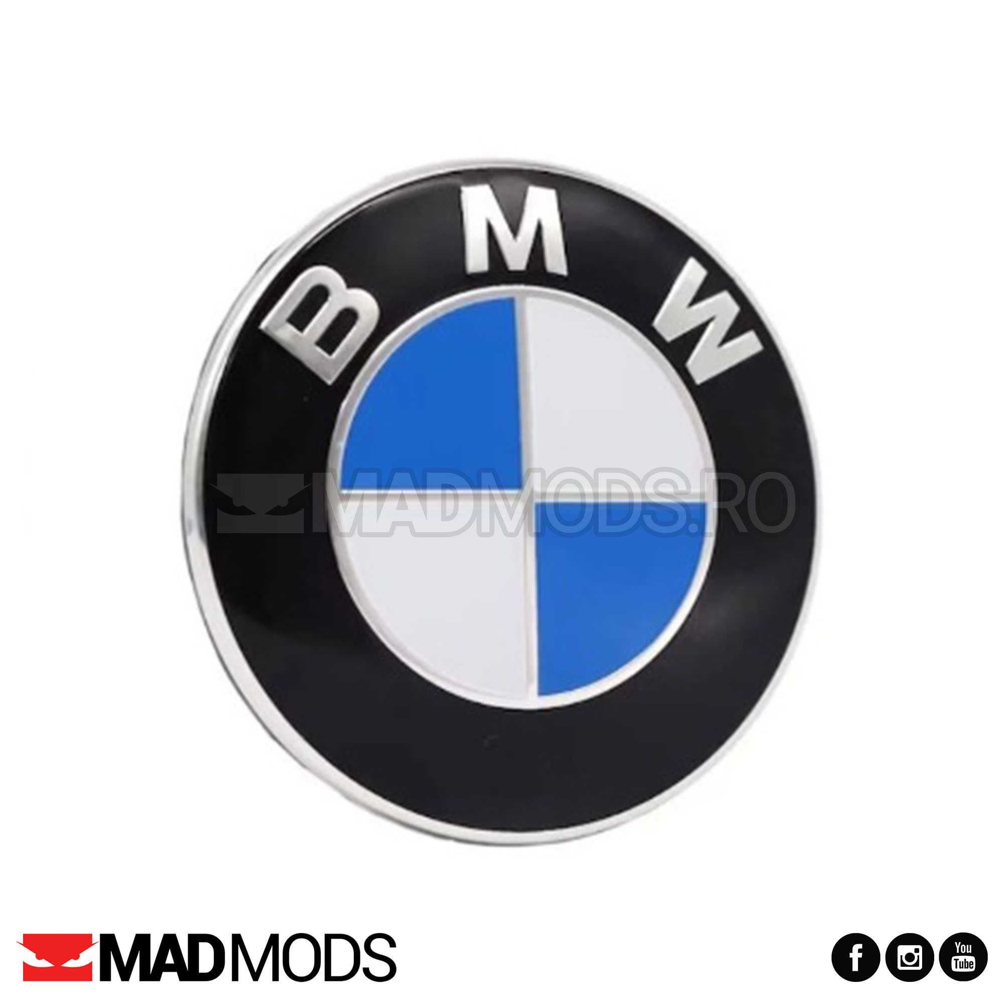 Set 2 buc emblema cheie BMW aluminiu seria 1 2 3 4 5 6 7 8 X i