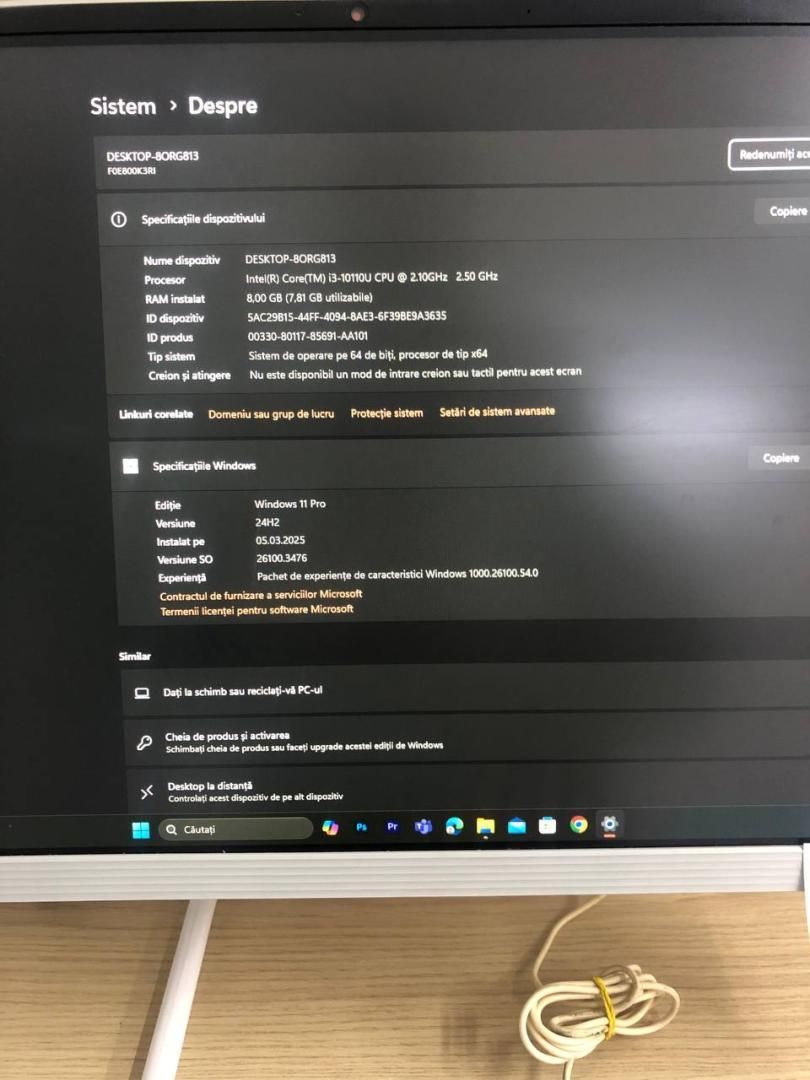 Sistem All-in-One Lenovo IdeaCentre f0e8 i3 10-th Gen -N-