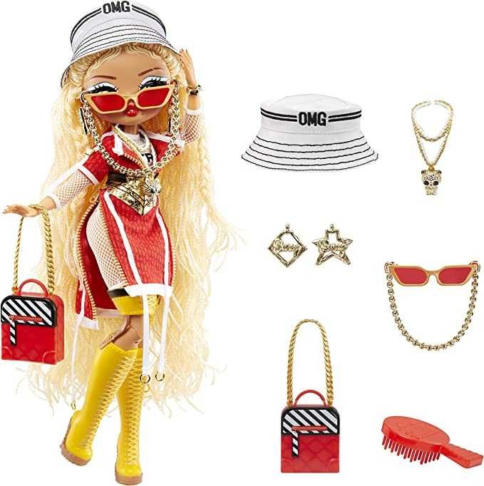 Оригинална кукла LOL Surprise OMG Fierce Lady Diva Swag аксесоари 29см