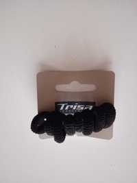 Trisa оригинални нови малки черни ластици за коса 8 бр.