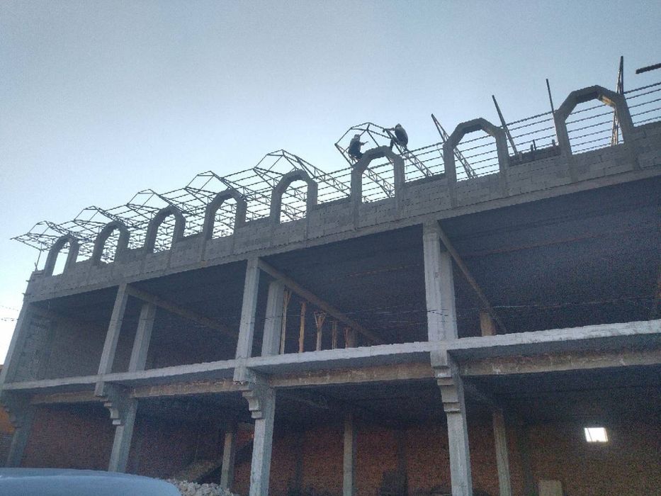 Контейнер профиллари ёки уголниклардан фермалар тайёрлаш ва урнатиш