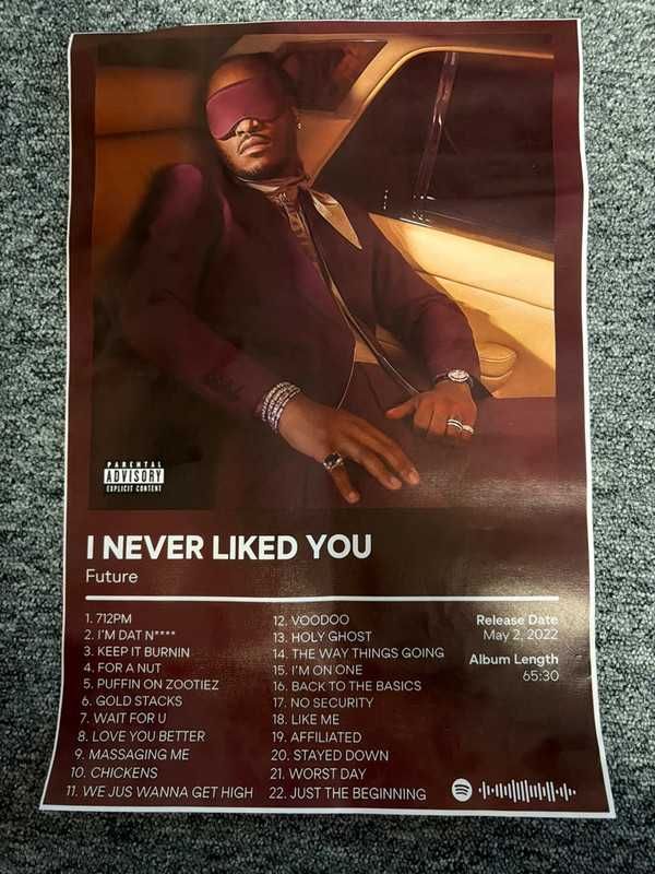 Poster ASAP Rocky "Live.Love.A$ap" + Poster Future "I Never Liked You"