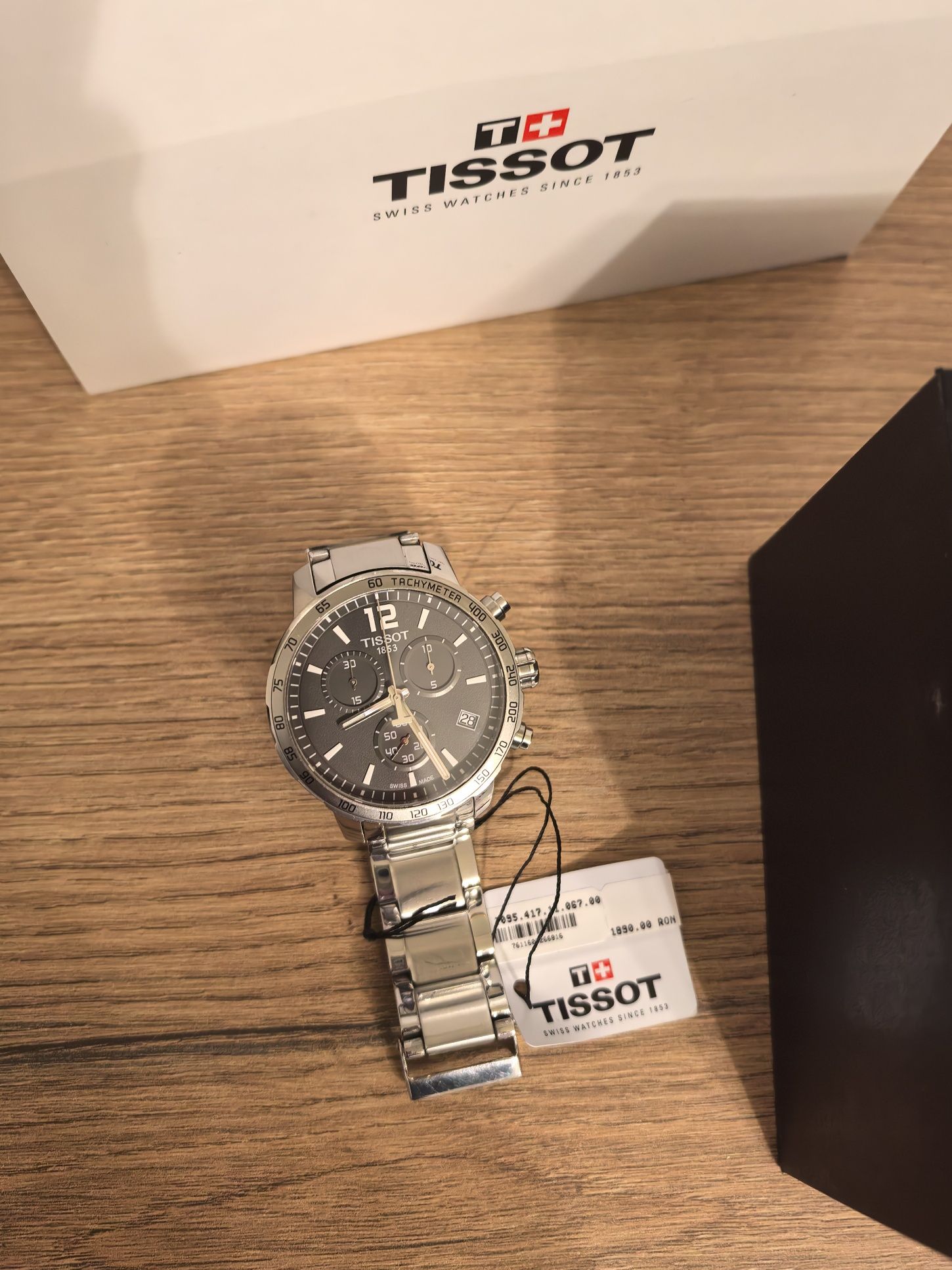 Безупречен за подарък, Tissot с хронограф, без драскотина!