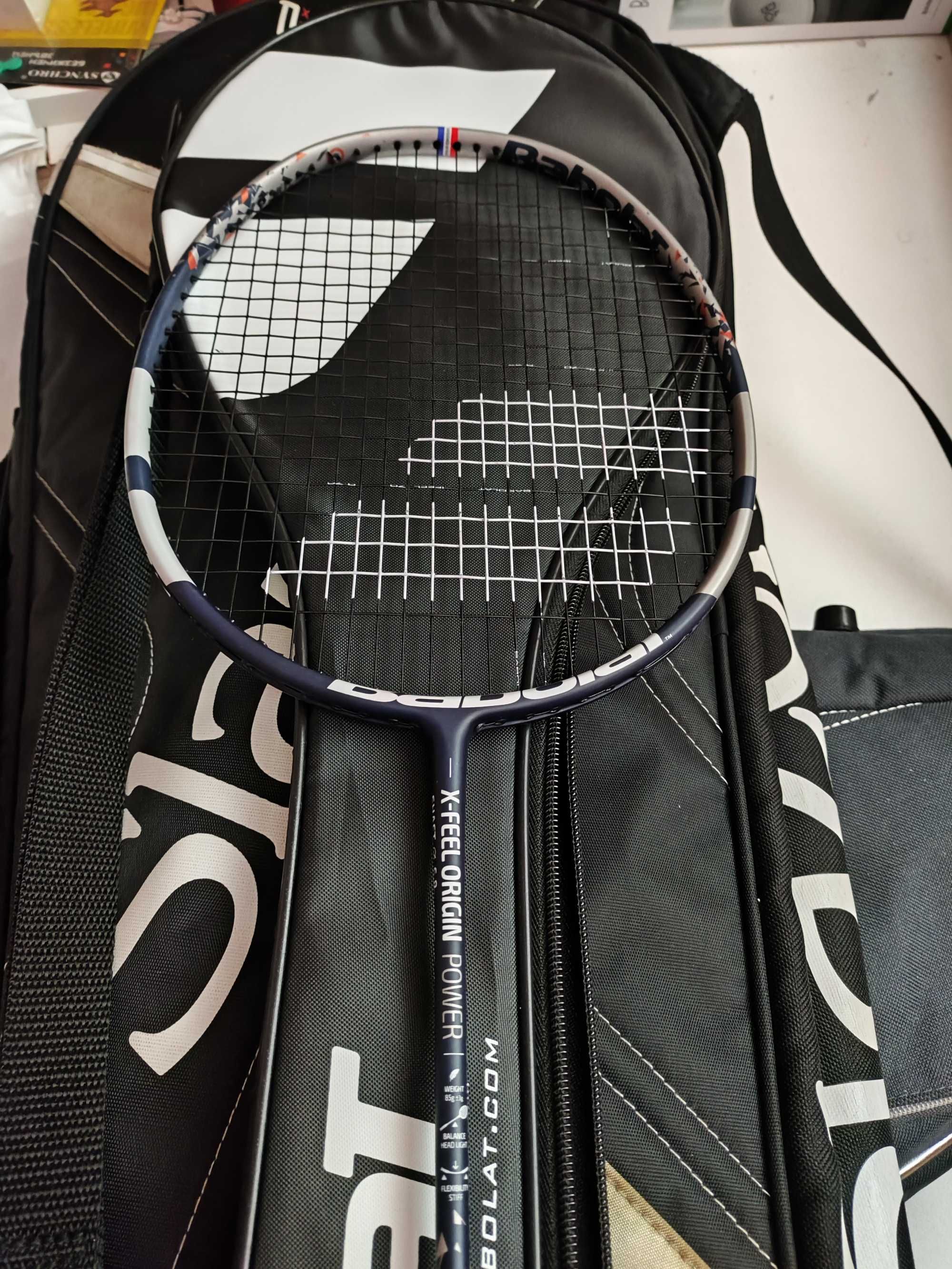 Бадминтон ракета Babolat X-feel Power, неразличима от нова