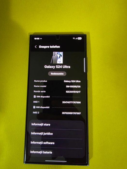 Vand Samsung Galaxy S24 Ultra