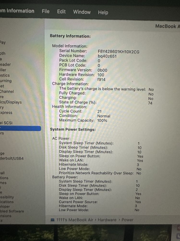 Macbook air M3 karobka dok