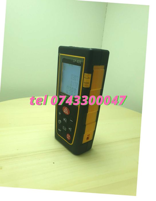 Ruleta  Telemetru Laser Verde 40m